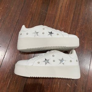 White Platform Sneakers